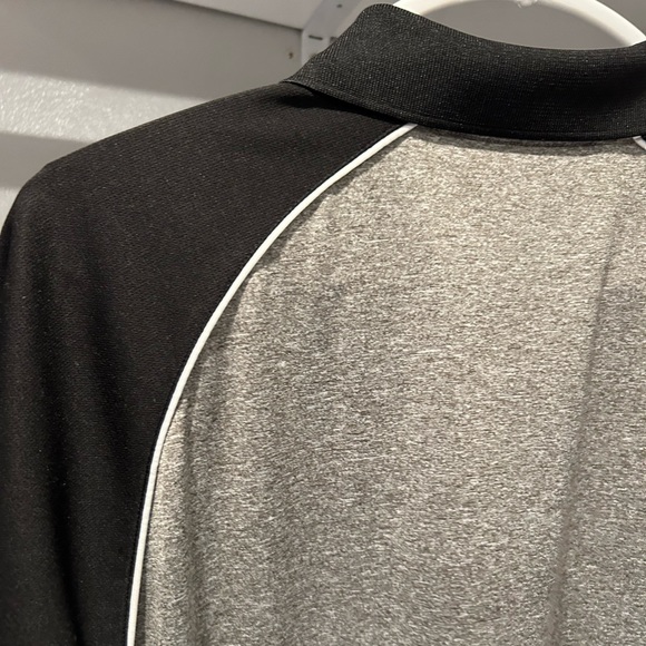 Fila Black/Heather Gray Athletic Polo - Picture 10 of 11